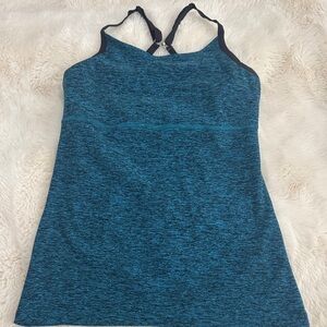 Women's Blue Athletic Tank Top